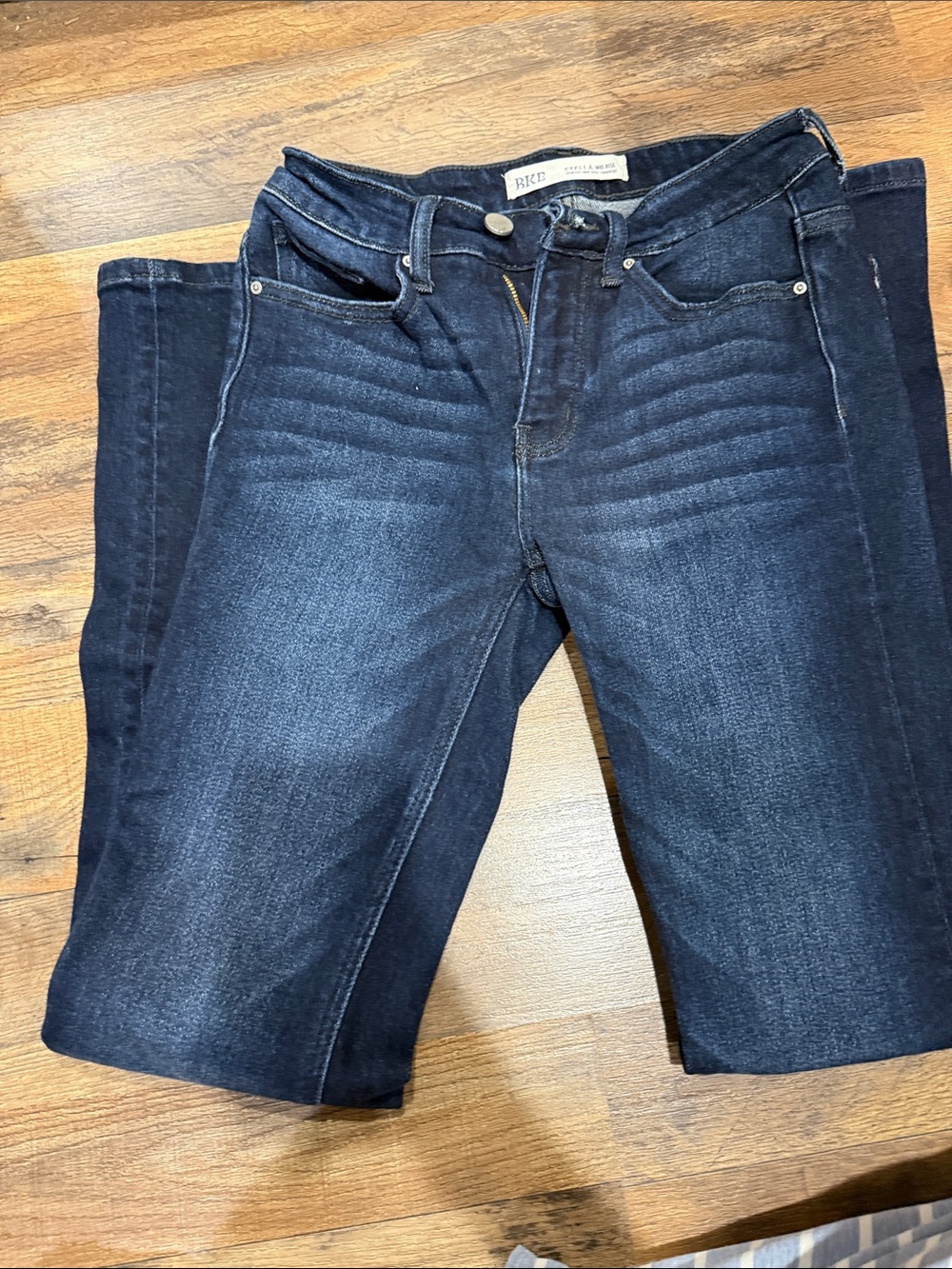 BKE Women’s Dark Indigo Boot Cut Jeans